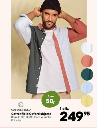 Cottonfield oxford skjorte