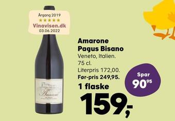 SuperBrugsen Amarone pagus bisano tilbud