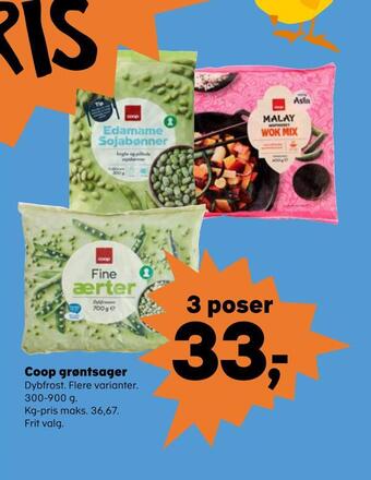 SuperBrugsen Coop grøntsager tilbud