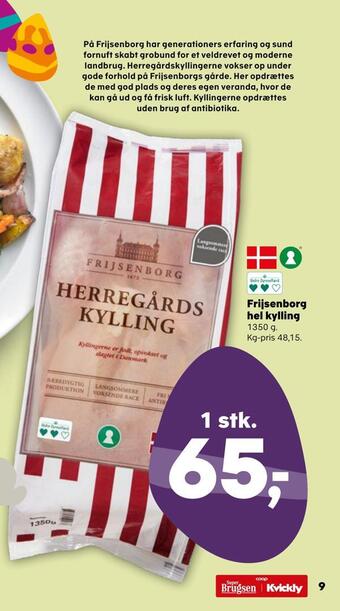 SuperBrugsen Frijsenborg hel kylling tilbud