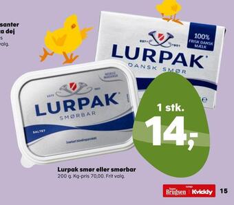 Lurpak smør eller smørbar