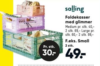 Foldekasser med glimmer