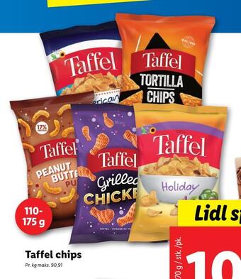Lidl Taffel chips tilbud