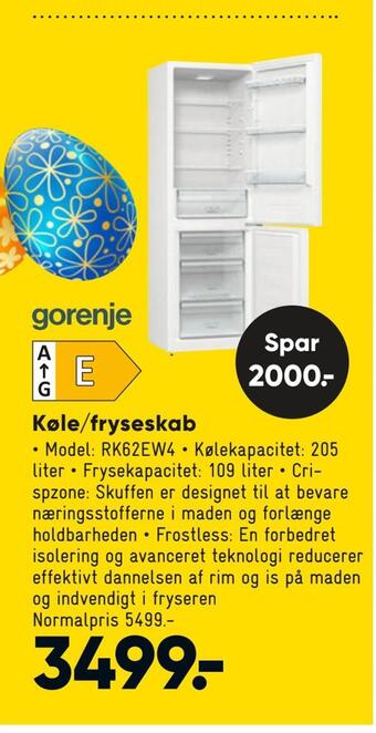 Køle/fryseskab