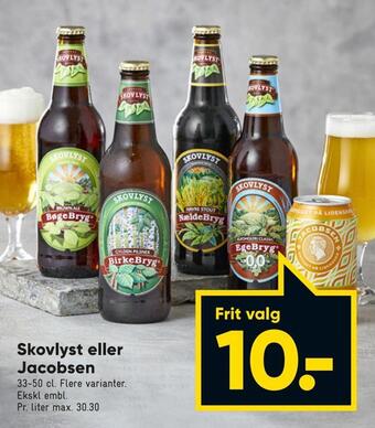 Bilka Skovlyst eller jacobsen tilbud
