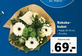 Lidl Rokoko buket tilbud