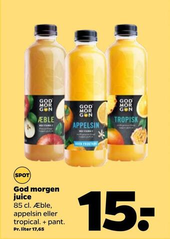 Netto God morgen juice tilbud
