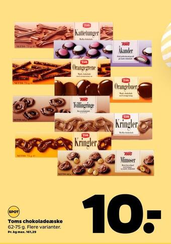 Netto Toms chokoladeæske tilbud