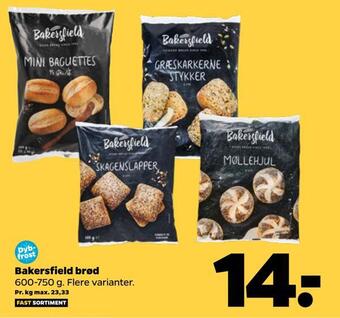Netto Bakersfield brød tilbud
