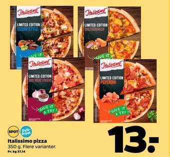 Netto Italissimo pizza tilbud