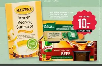 Knorr bouillon eller maizena jævner