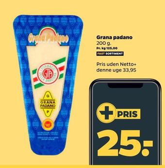 Netto Grana padano tilbud