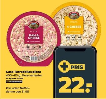 Netto Casa tarradellas pizza tilbud