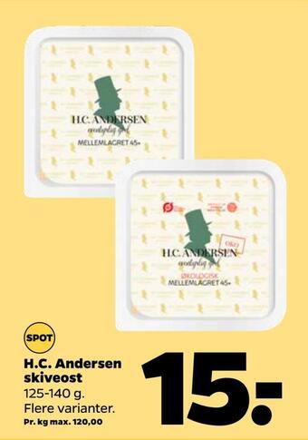 H.c. andersen skiveost