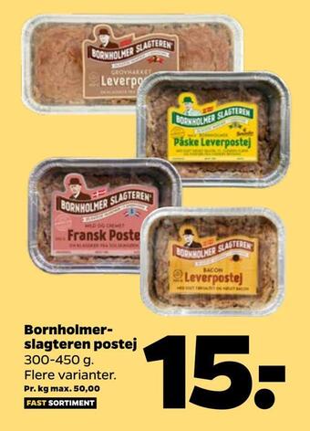 Netto Bornholmerslagteren postej tilbud