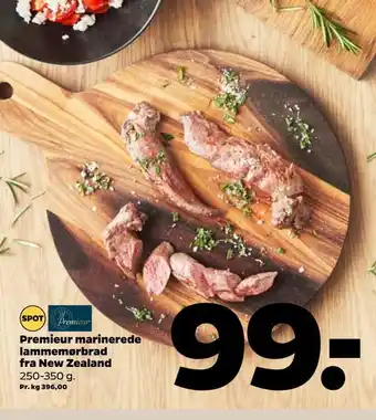 Netto Premieur marinerede lammemørbrad fra new zealand tilbud