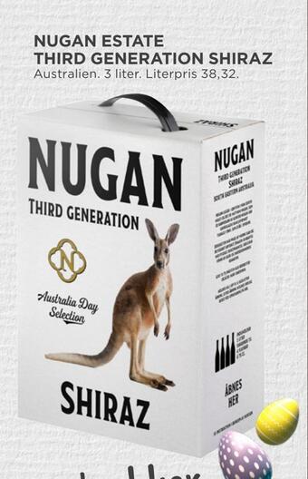 Nugan estate third generation shiraz