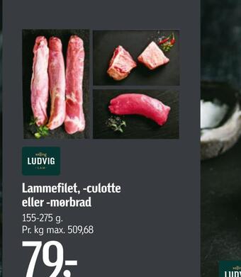 Føtex Lammefilet, -culotte eller -mørbrad tilbud