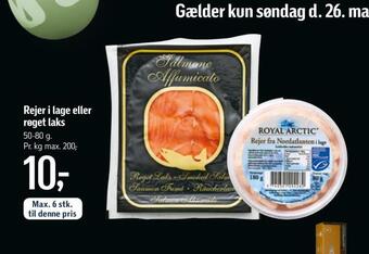 Føtex Rejer i lage eller røget laks tilbud