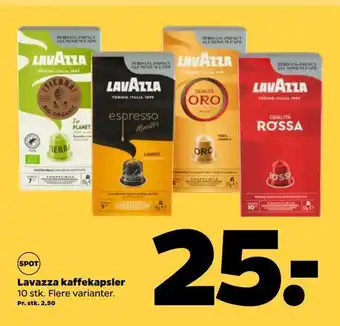 Netto Lavazza kaffekapsler tilbud