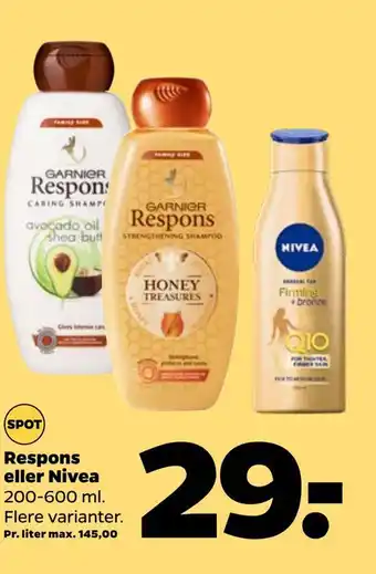 Respons eller nivea