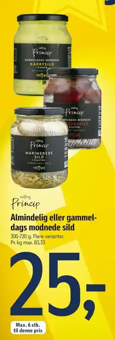 Føtex Almindelig eller gammel- dags modnede sild tilbud