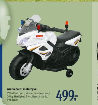 Azeno politi motorcykel