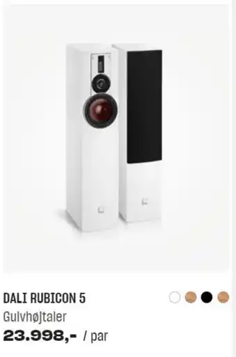 Hi-Fi Klubben Dali Rubicon 5 tilbud