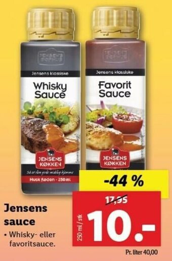 Lidl Jensens Sauce 250ml tilbud