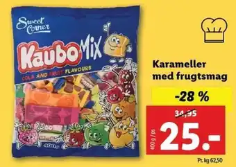 Karameller Med Frugtsmag 400g
