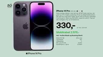 Iphone 14 mobiltelefon