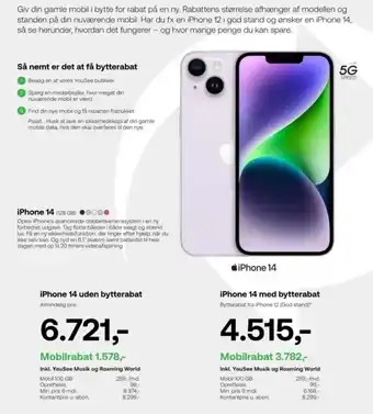 Iphone 14 mobiltelefon