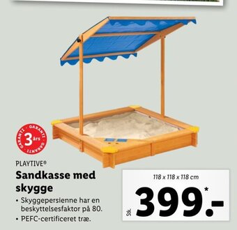 Sandkasse Med Skygge