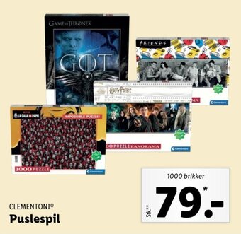Lidl Puslespil tilbud