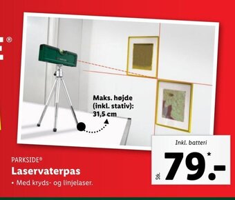 Lidl Laservaterpas tilbud