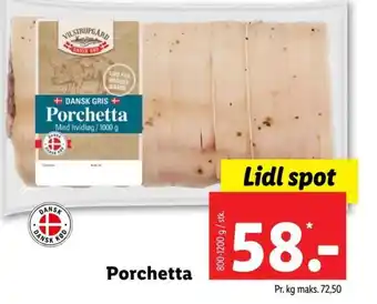 Lidl Porchetta tilbud