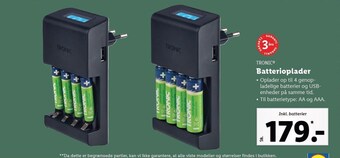 Lidl Tronic batterioplader tilbud