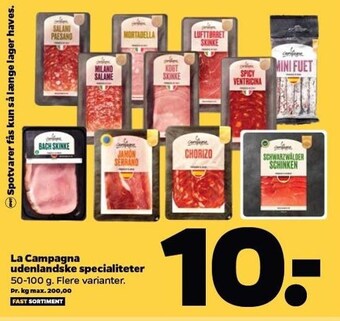 Netto La campagna udenlandske specialiteter tilbud