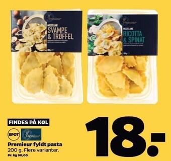Netto Premieur fyldt pasta tilbud