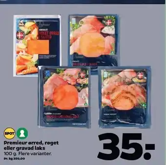 Netto Premieur ørred, røget el. gravad laks tilbud