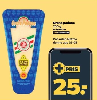 Netto Grana padano tilbud