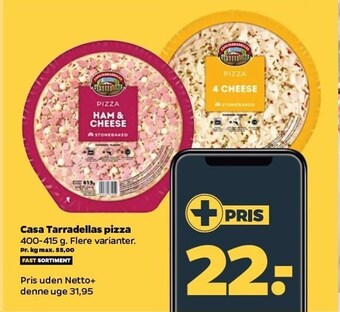 Netto Casa tarradellas pizza tilbud