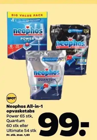 Netto Neophos all-in-1 opvaketabs tilbud