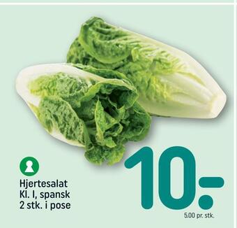 REMA 1000 Hjertesalat kl. i, spansk 2 stk. i pose tilbud