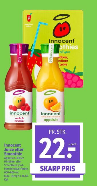 SPAR Innocent juice eller smoothie tilbud