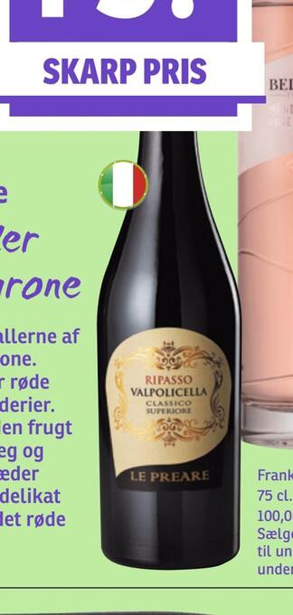 SPAR Le preare ripasso classico superiore tilbud