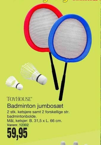 Badminton jumbosæt