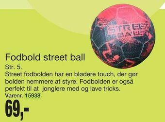 Harald Nyborg Fodbold street ball tilbud