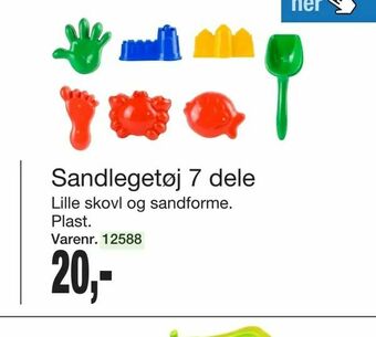 Harald Nyborg Sandlegetøj 7 dele tilbud
