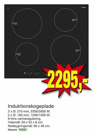 Harald Nyborg Induktionskogeplade tilbud